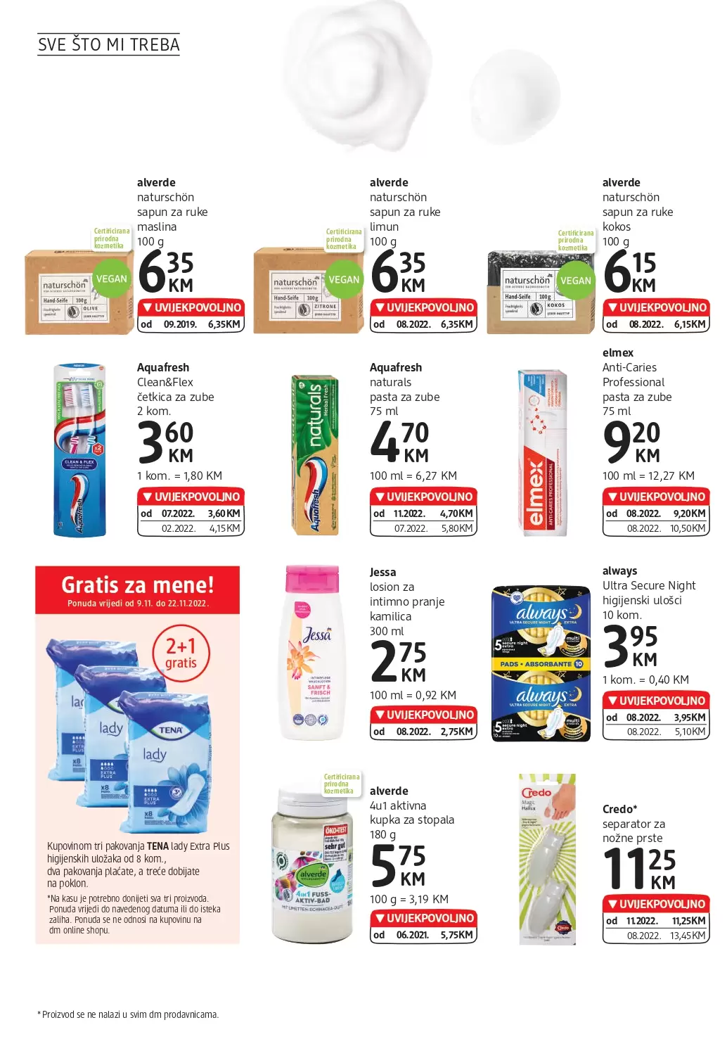 dm Katalog UVIJEKPOVOLJNO -dm sniženje 9-22.11.2022.
