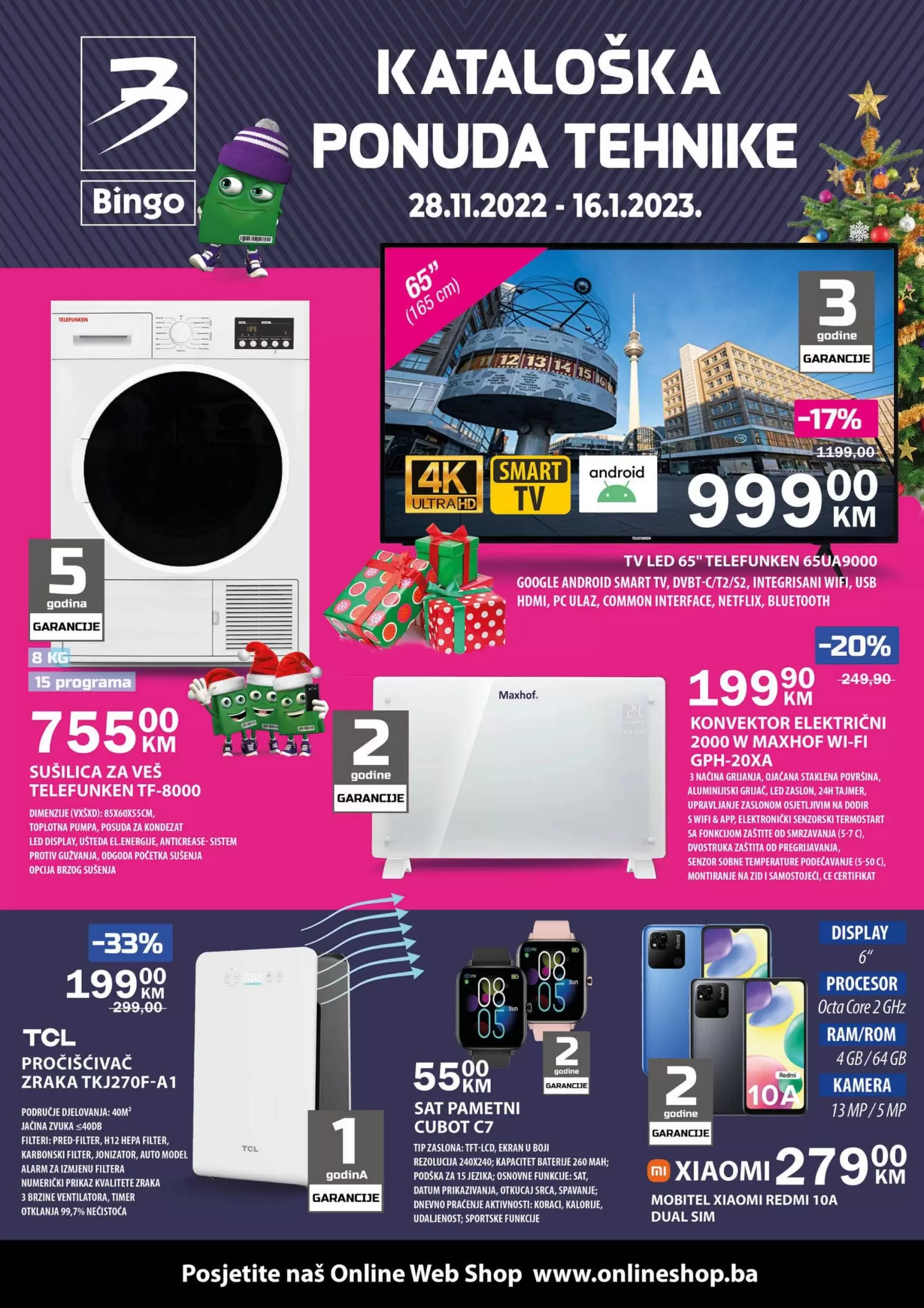 Bingo TEHNIKA - katalog sniženja 28.11.2022-16.1.2023.