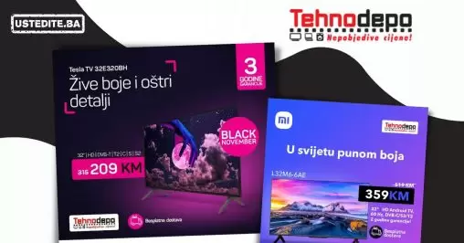 Tehnodepo BLACK november 2022- BESPLATNA DOSTAVA