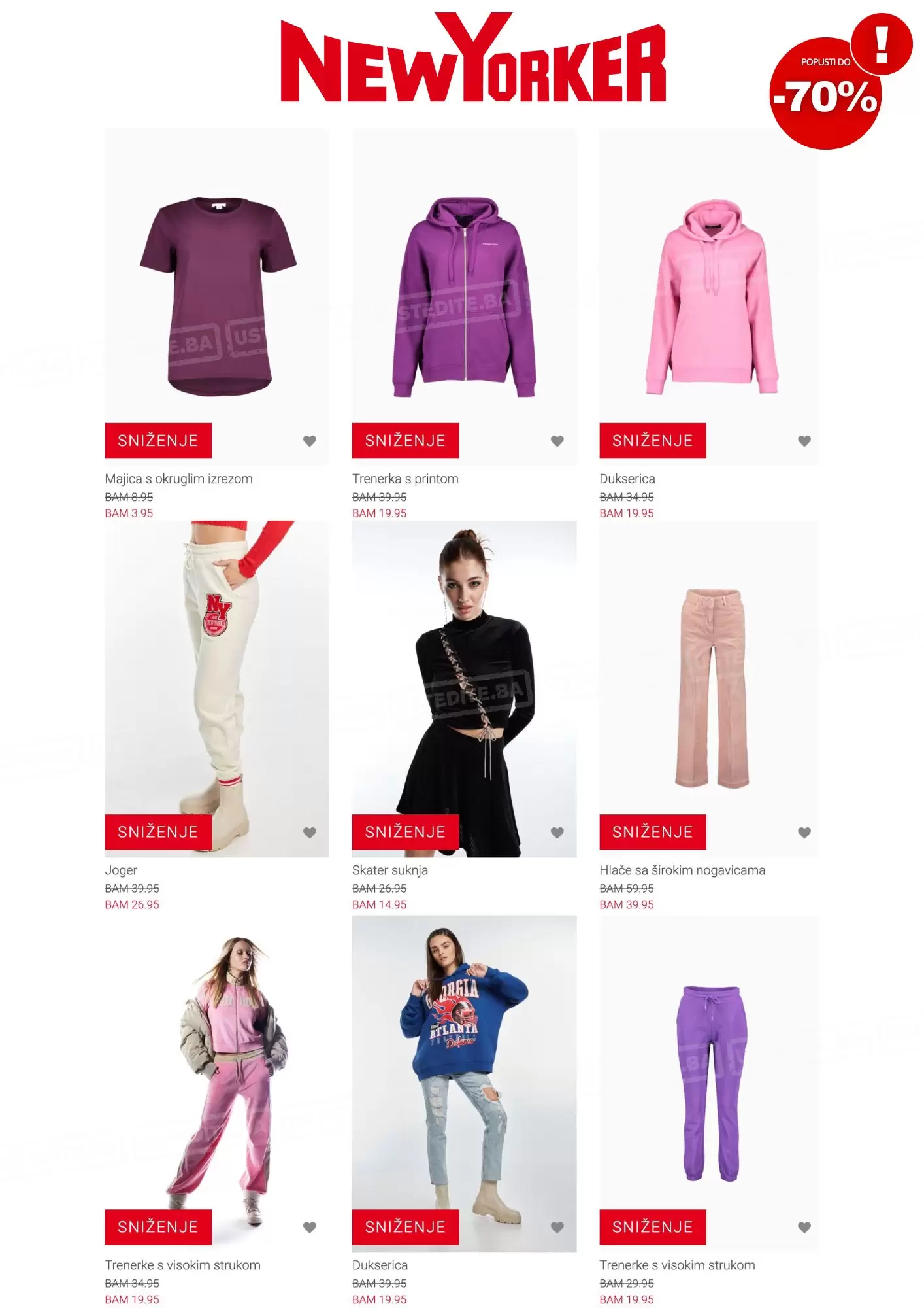 New Yorker SNIŽENJE do -70%