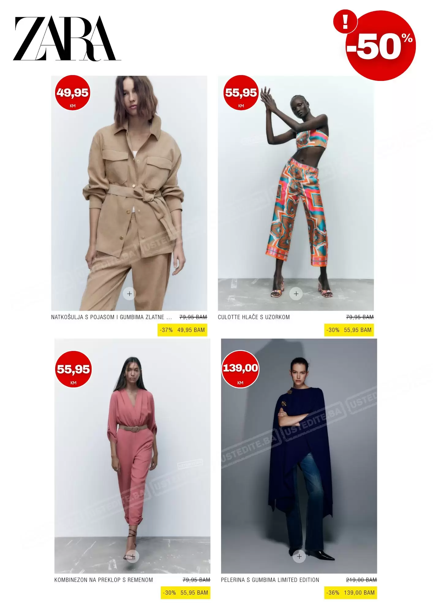 Zara BiH SNIŽENJE do -50%!