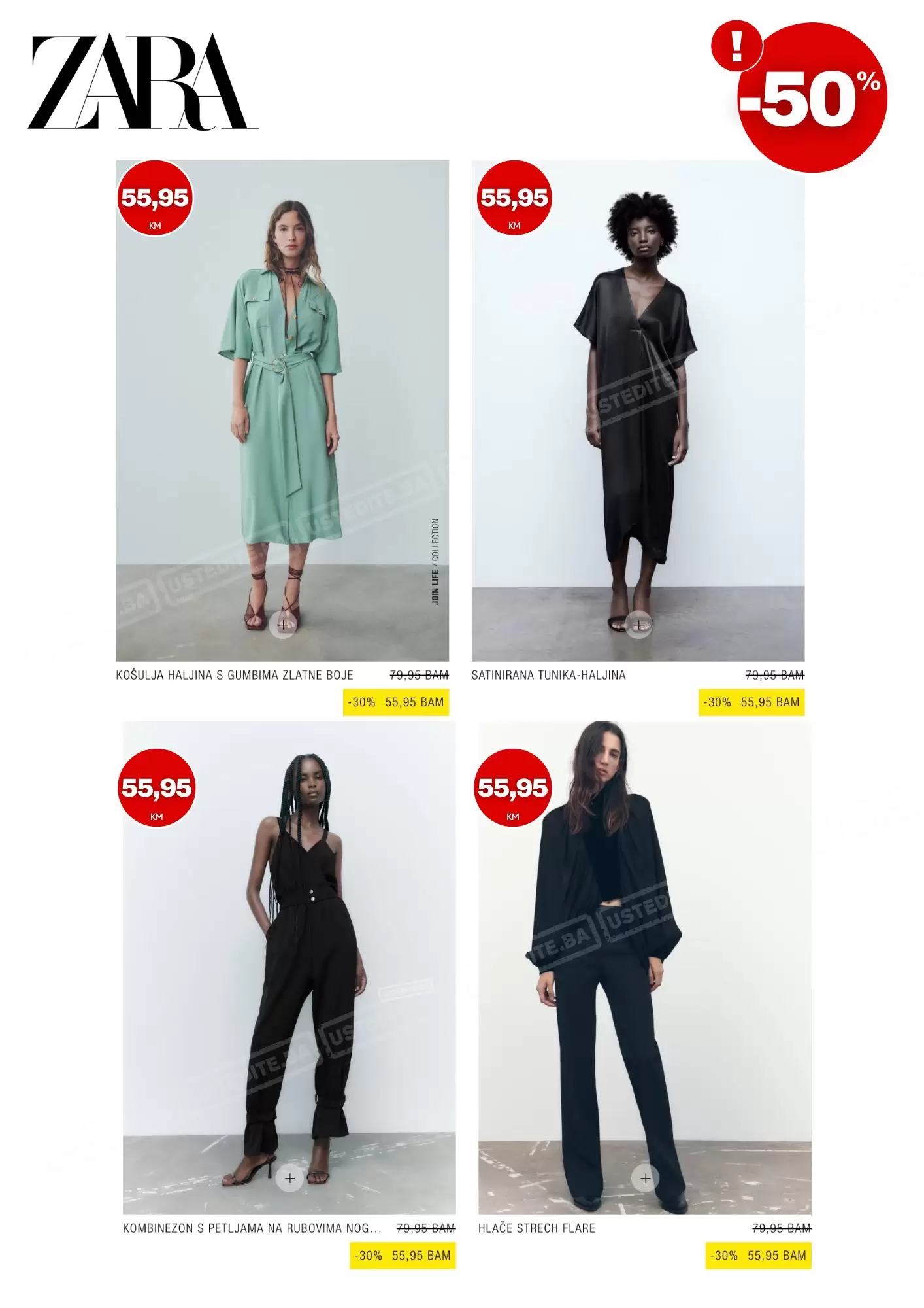 Zara BiH SNIŽENJE do -50%!