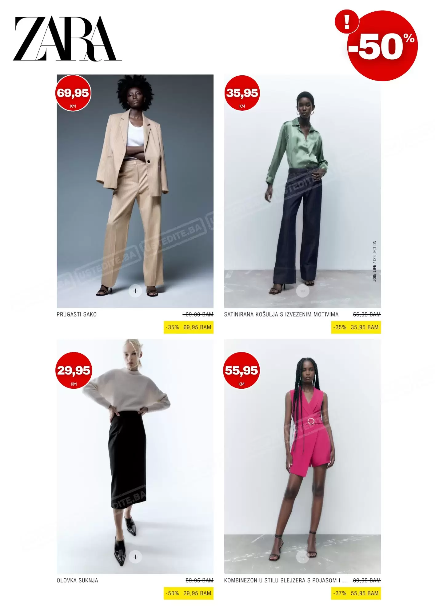 Zara BiH SNIŽENJE do -50%!