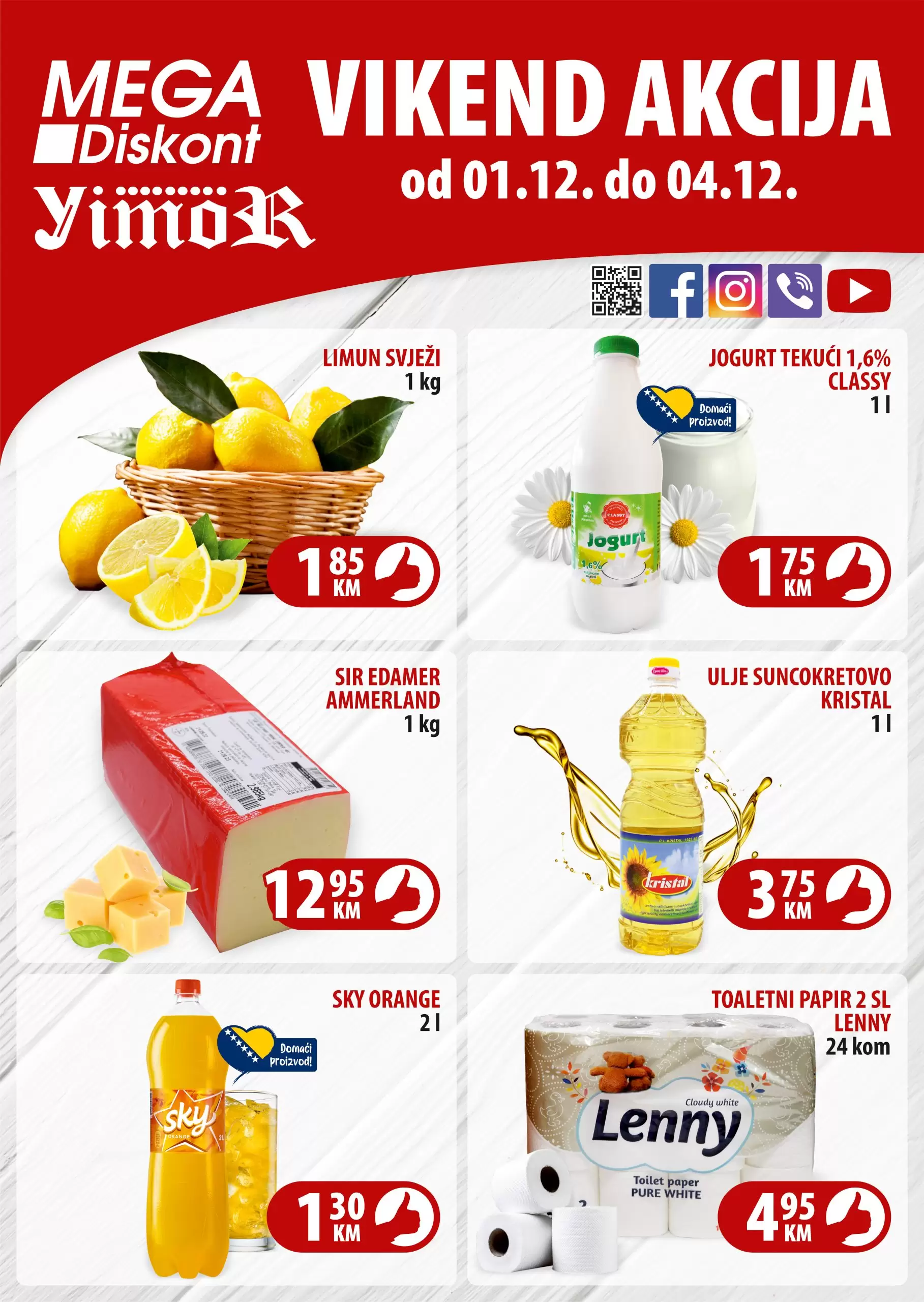 Mega Diskont vikend akcija DECEMBAR 2022 - sniženja 1-4.12.2022. 