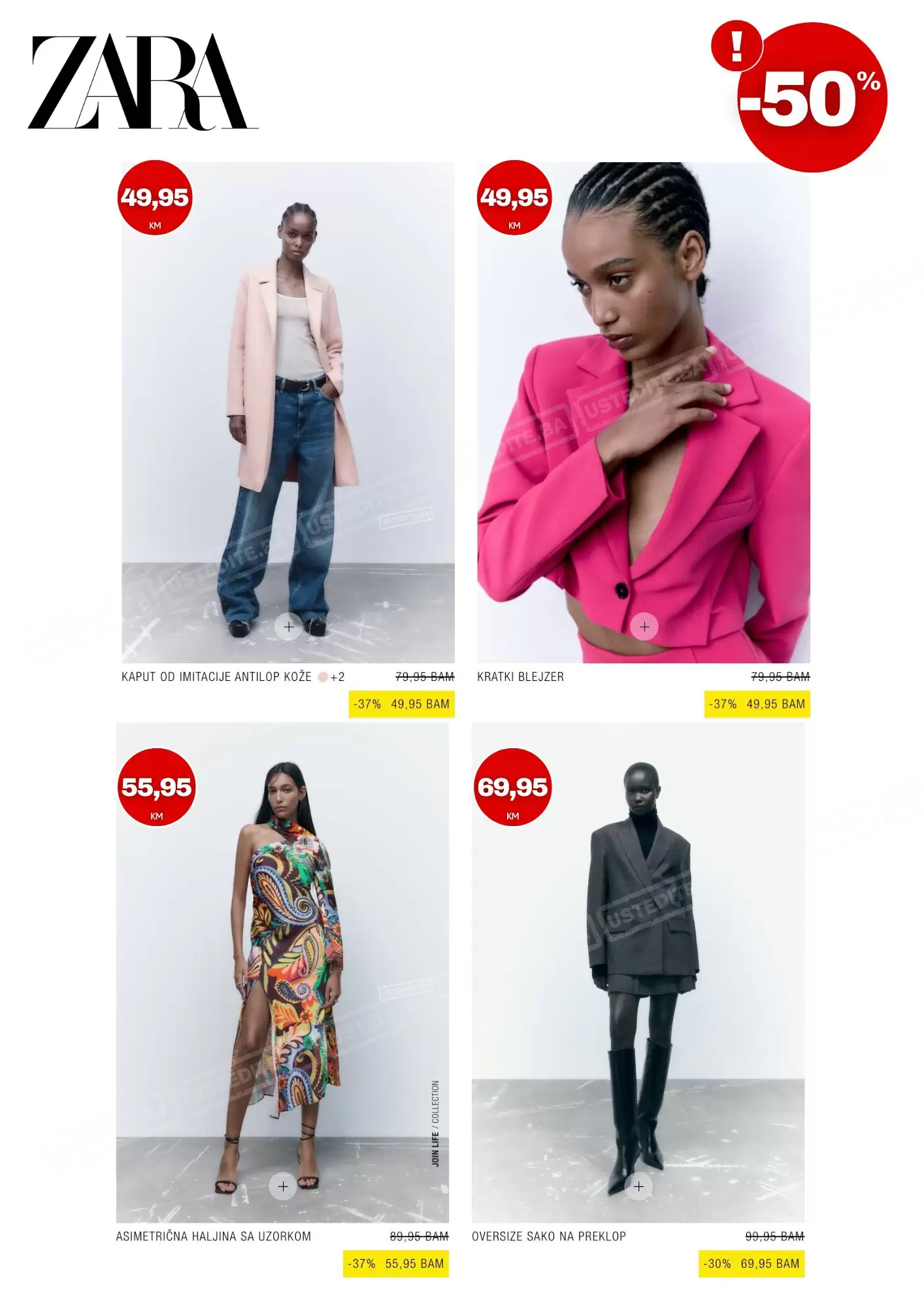 Zara BiH SNIŽENJE do -50%!