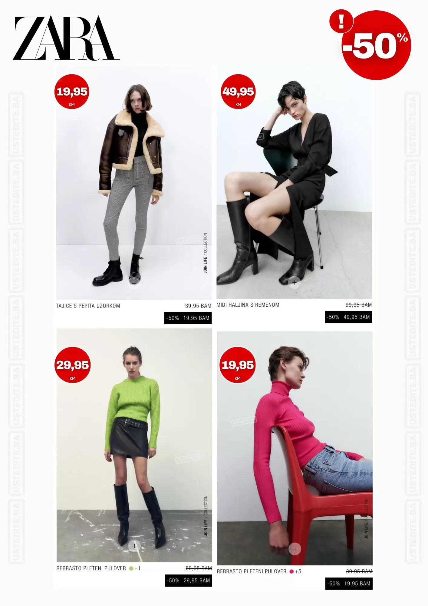 Zara BiH - SVE SNIŽENO čak 50% - decembar 2022