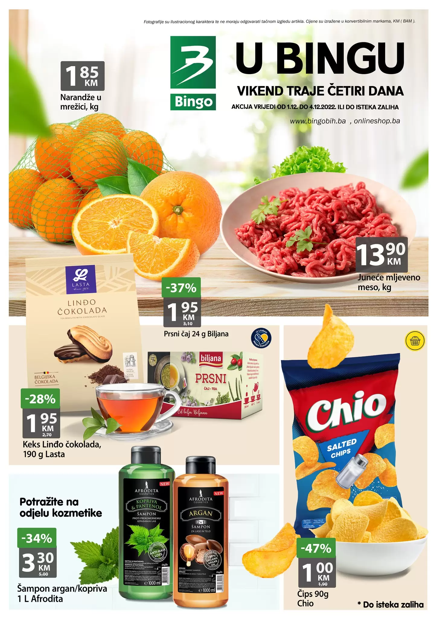 Bingo vikend akcija DECEMBAR 2022-sniženje 1-4.12.2022.