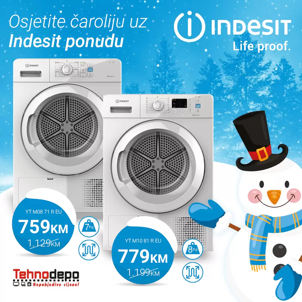 Tehnodepo VELIKO SNIŽENJE Indesit & Whirlpool tehnike