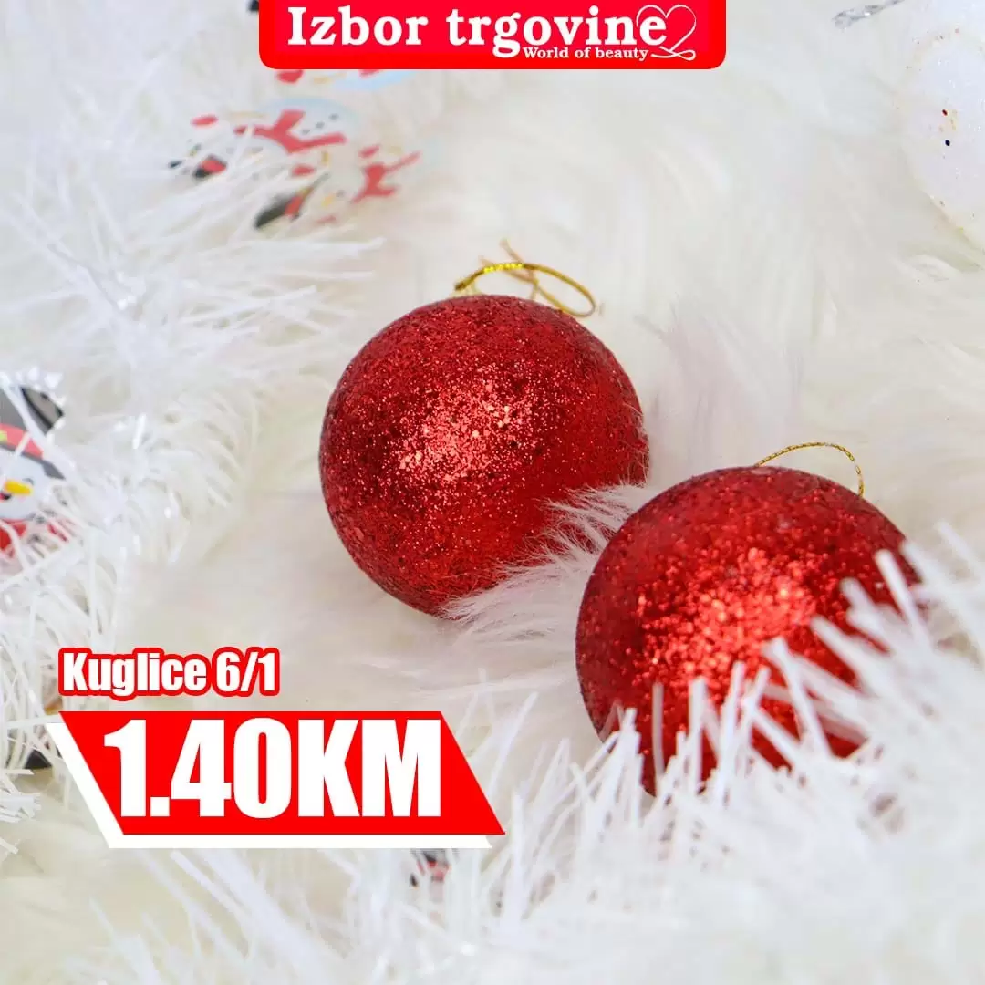 Izbor trgovine NOVOGODIŠNJI UKRASI - decembar 2022