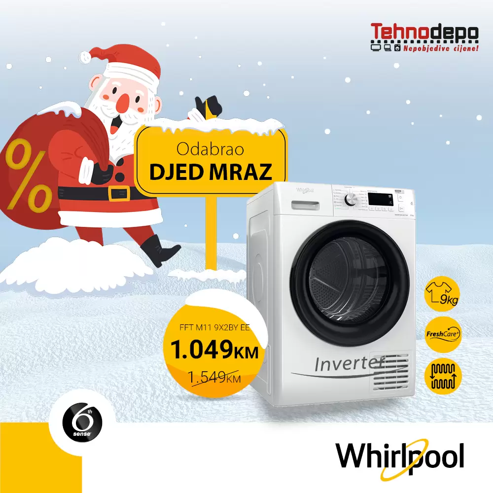 Tehnodepo VELIKO SNIŽENJE Indesit & Whirlpool tehnike