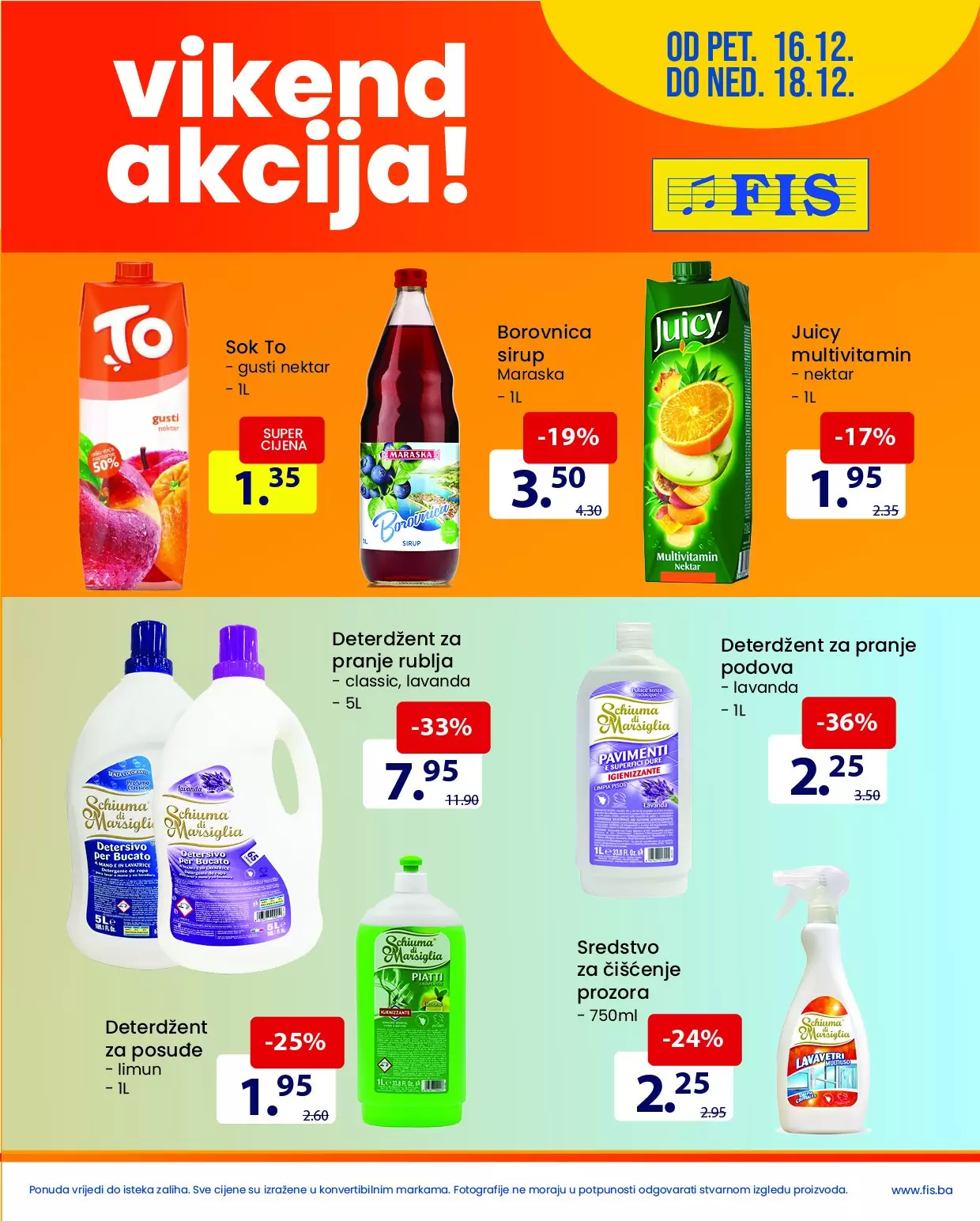 Fis vikend akcija 16-18.12. 2022.