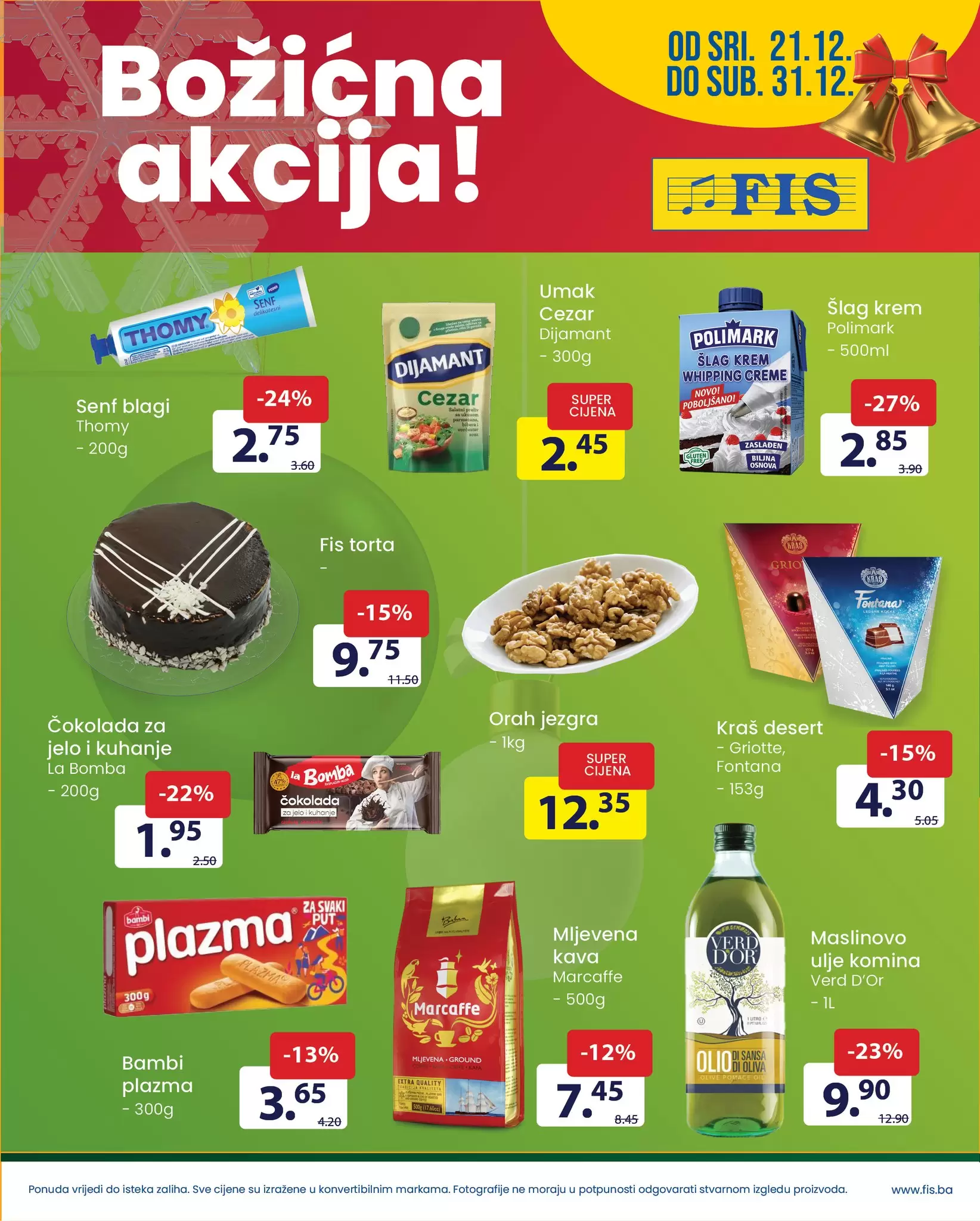 Fis BOŽIĆNA AKCIJA 21-31.12.2022.