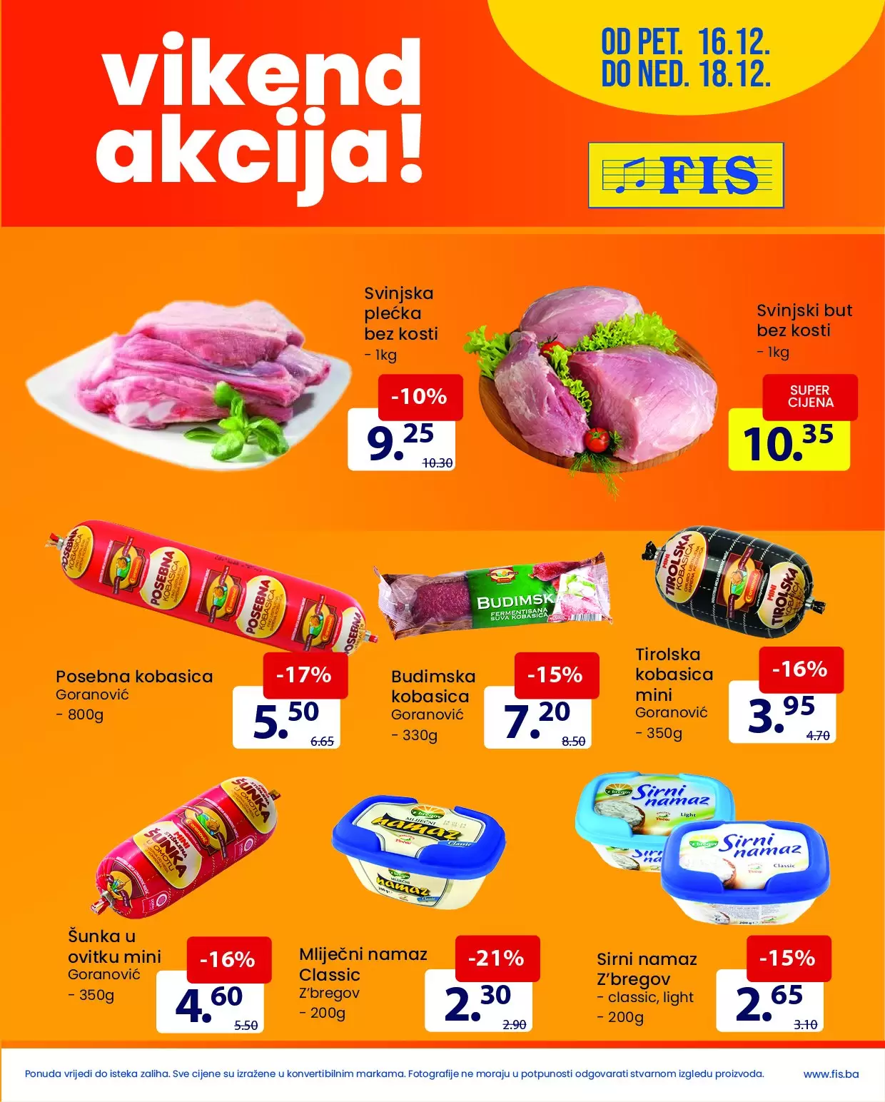 Fis vikend akcija 16-18.12. 2022.