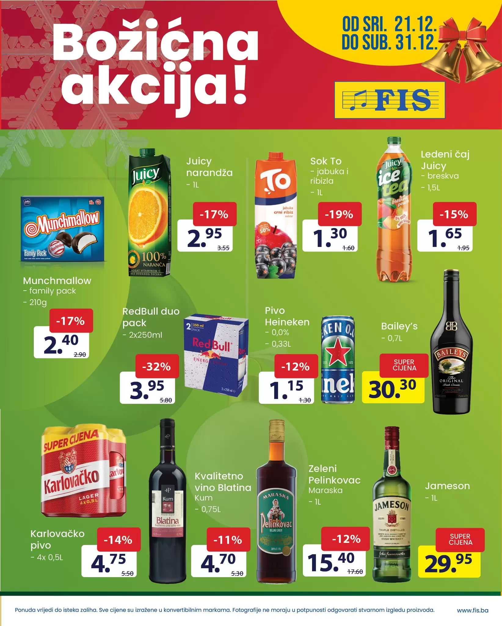 Fis BOŽIĆNA AKCIJA 21-31.12.2022.