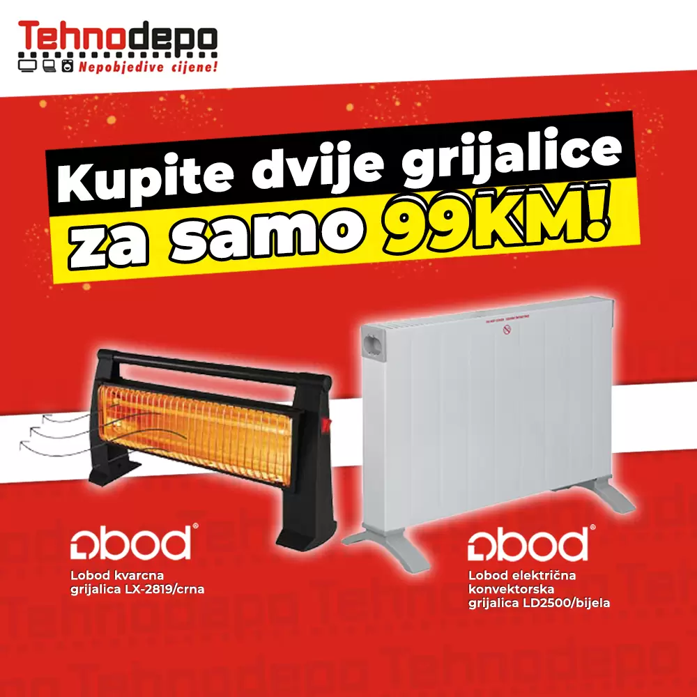 Ne propustite - 2 grijalice za samo 99 KM