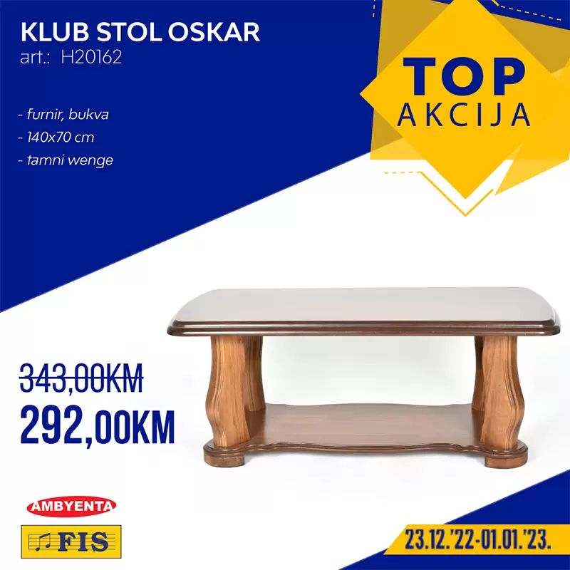 Fis TOP akcija za TOP artikle 23.12.2022-1.1.2023.