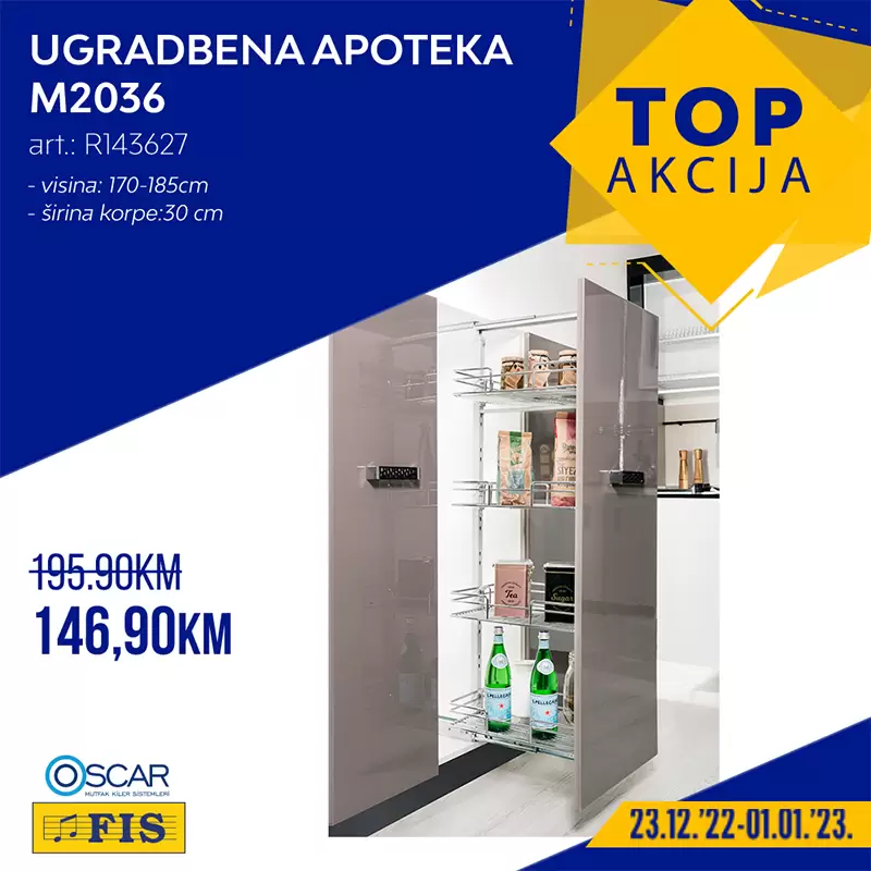 Fis TOP akcija za TOP artikle 23.12.2022-1.1.2023.