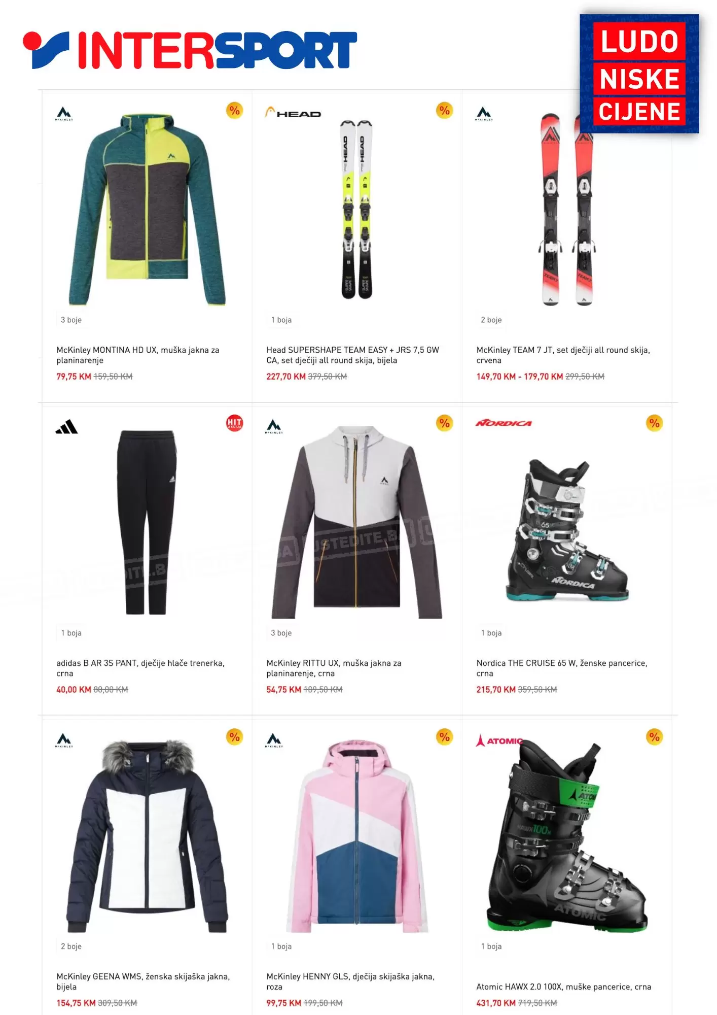 Intersport BIH LUDO NISKE CIJENE