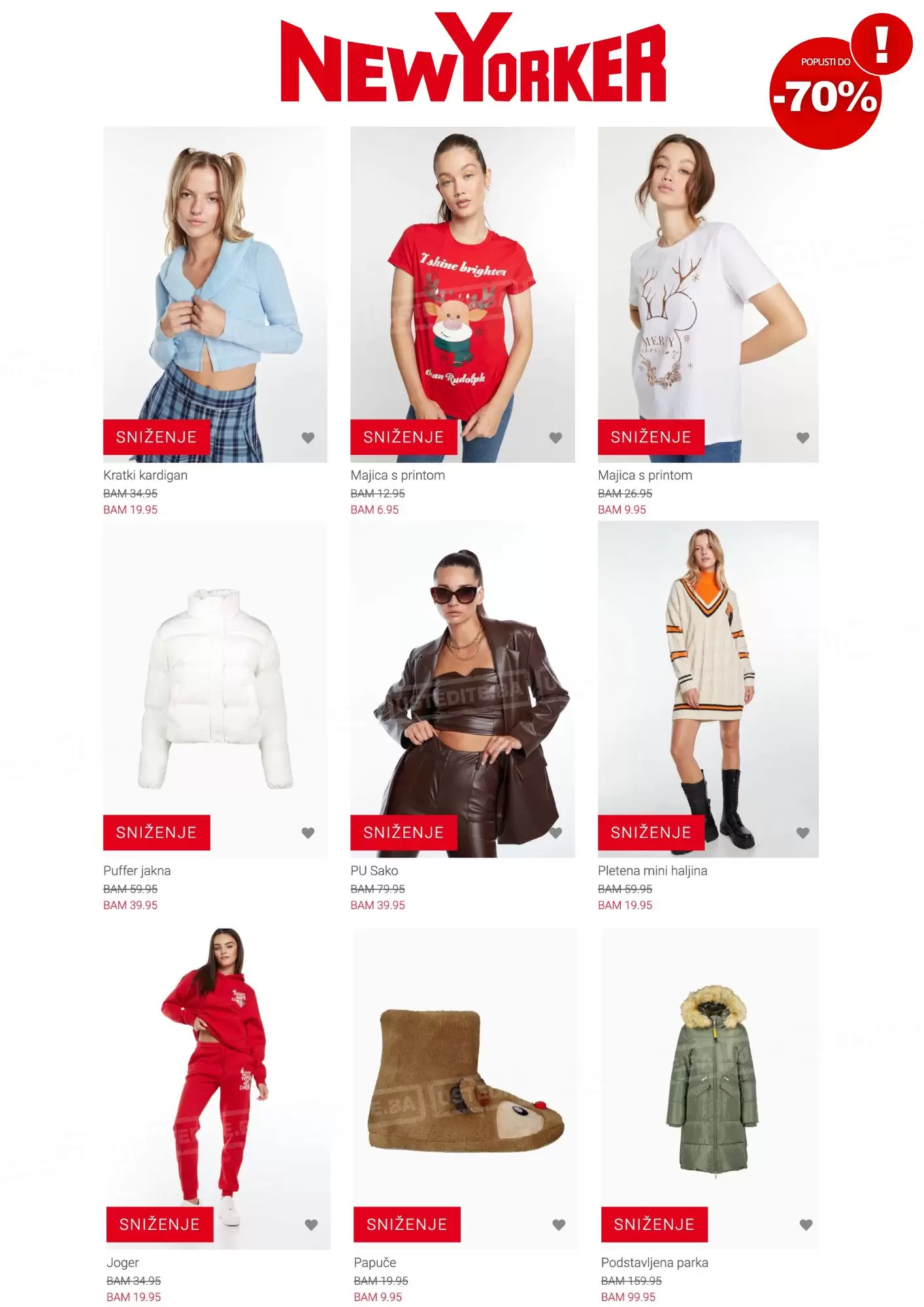 New Yorker SNIŽENJE do -70%