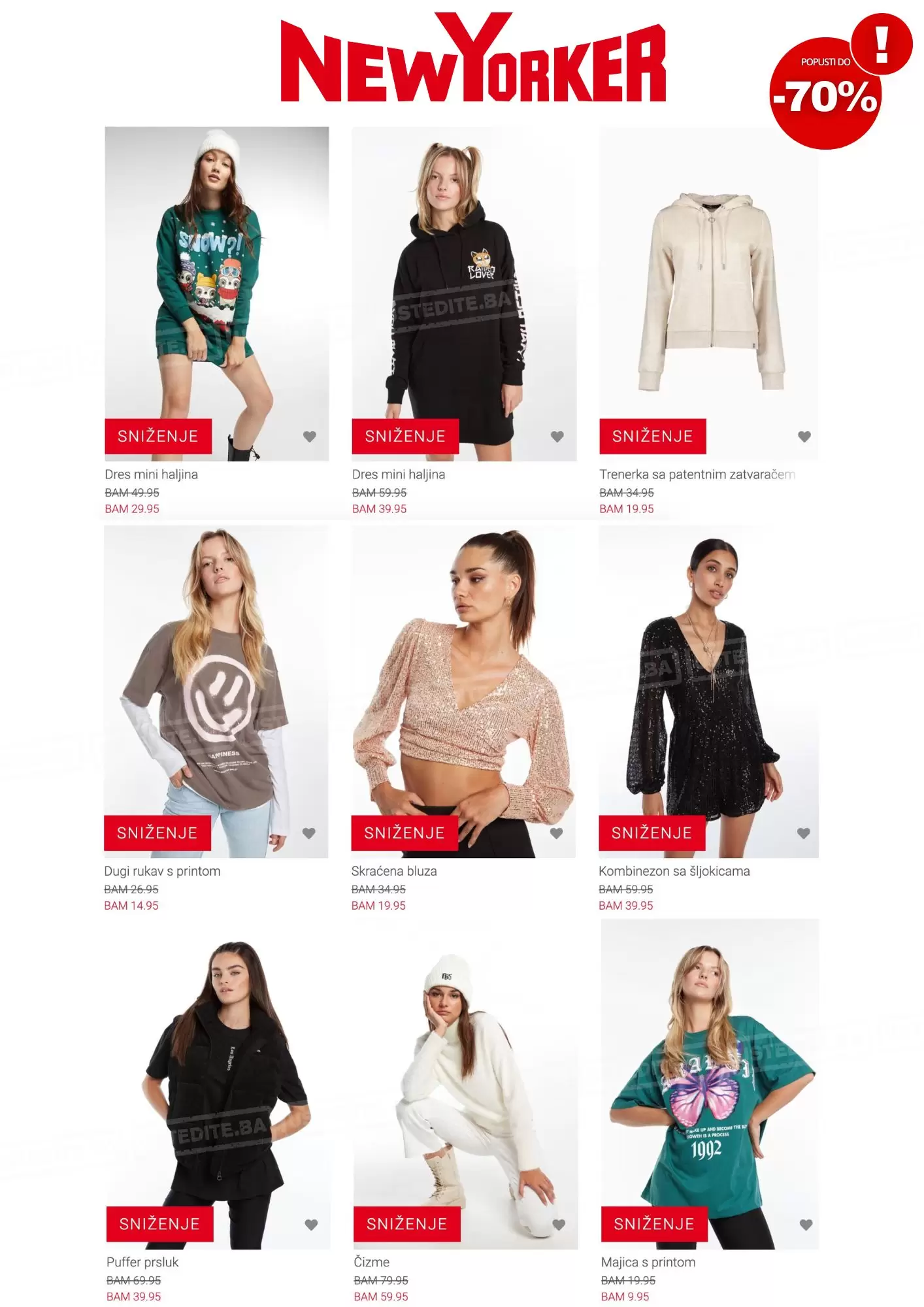 New Yorker SNIŽENJE do -70%
