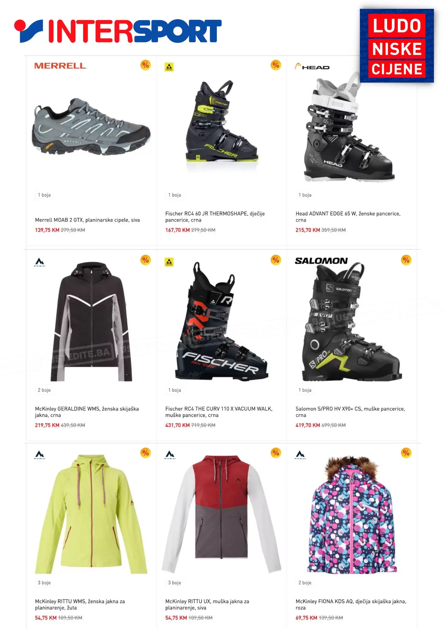Intersport BIH LUDO NISKE CIJENE