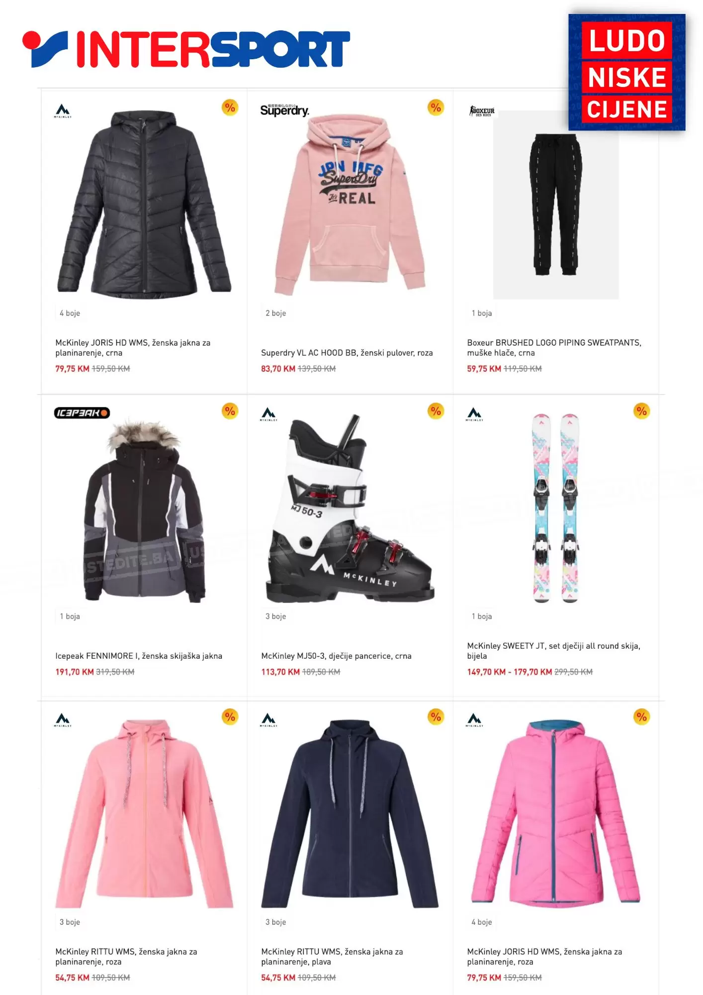 Intersport BIH LUDO NISKE CIJENE