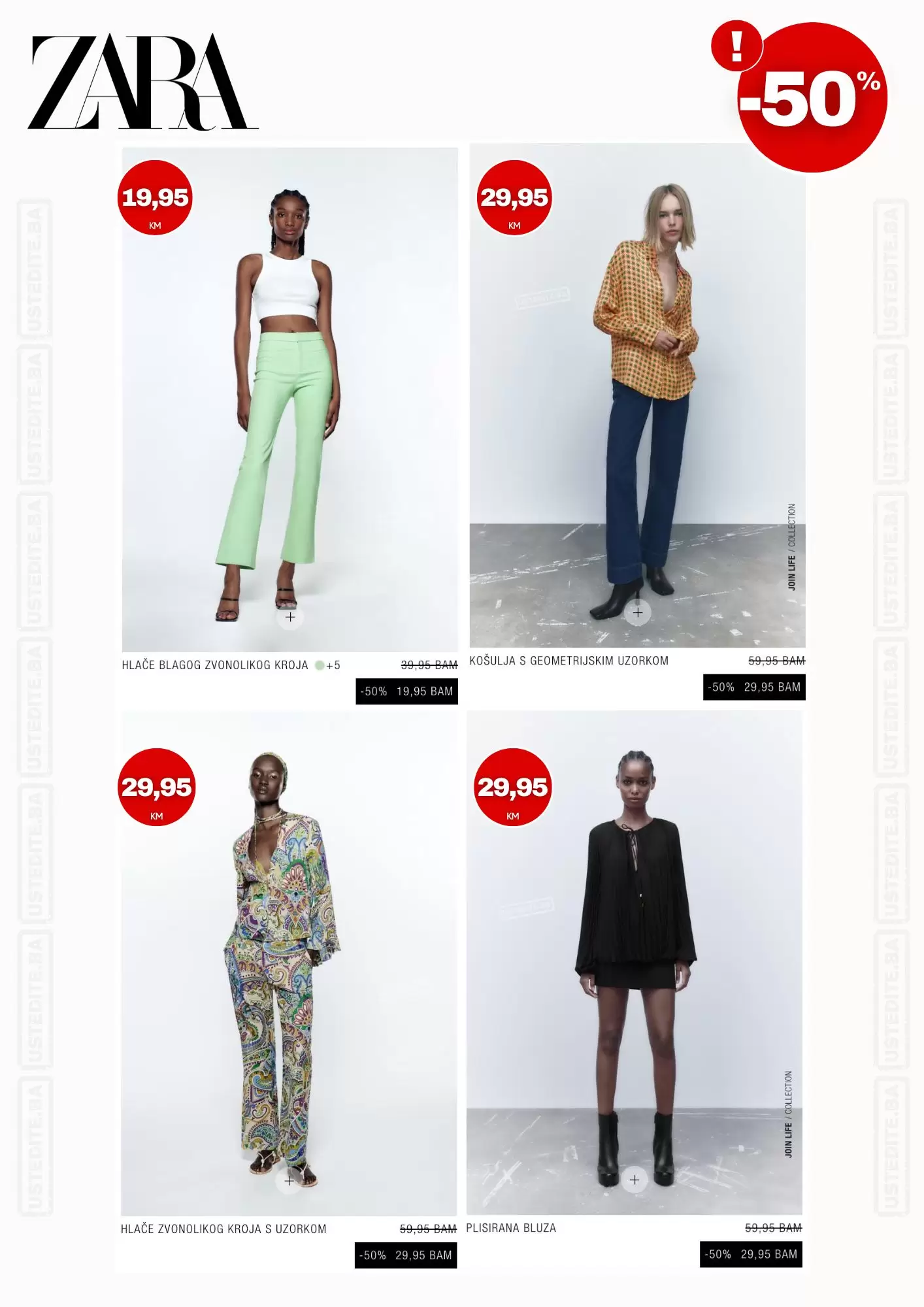 Zara BiH - SVE SNIŽENO čak 50% - decembar 2022