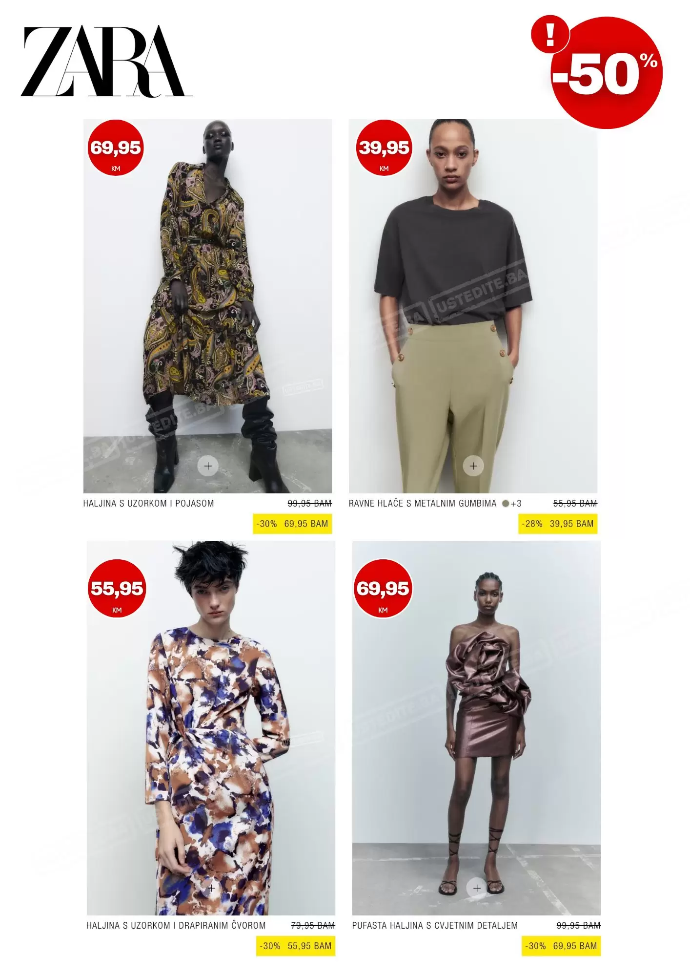 Zara BiH SNIŽENJE do -50%!