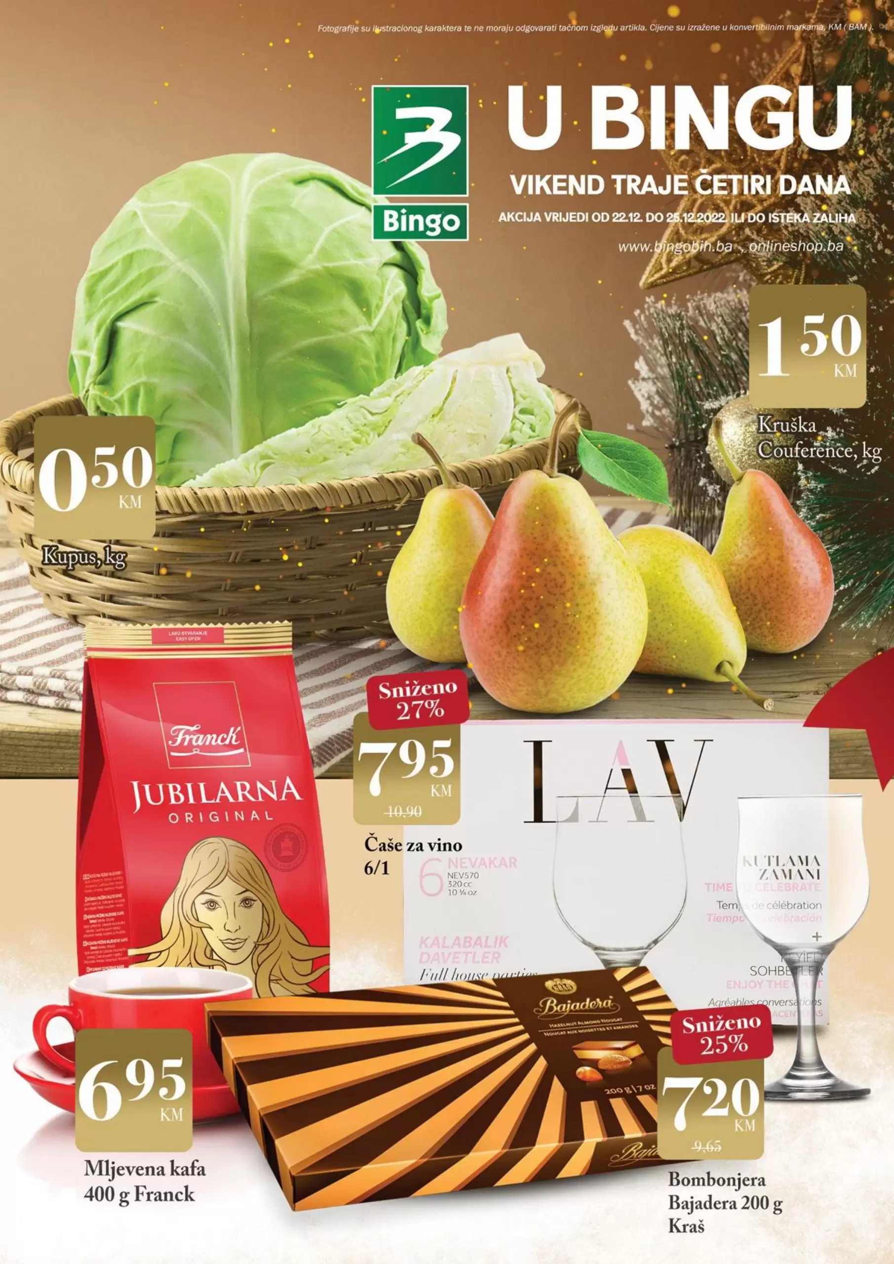 Bingo vikend akcija 22-25.12.2022. 