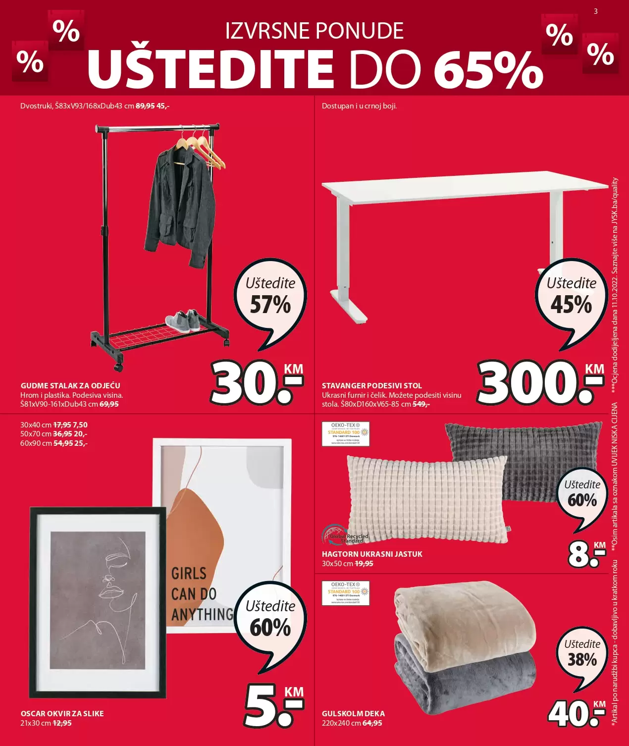 JYSK RASPRODAJA 22.12.2022-4.1.2023.