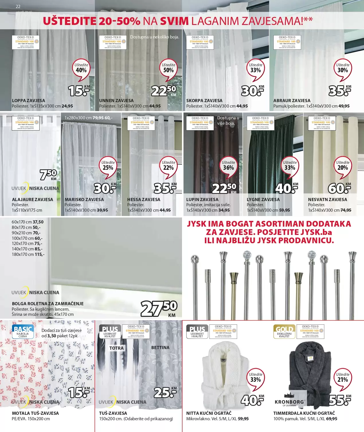 JYSK RASPRODAJA 22.12.2022-4.1.2023.