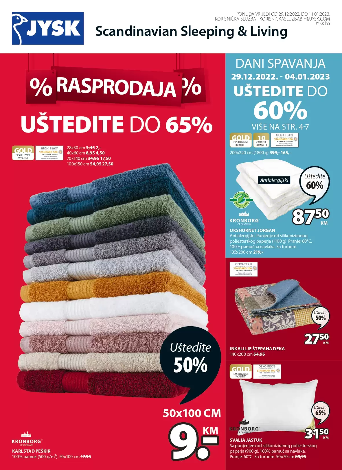 JYSK katalog 29.12.2022-11.1.2023. 