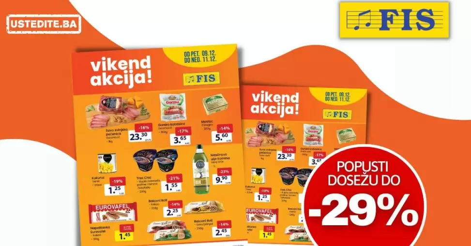 Fis vikend akcija 9-11.12.2022.