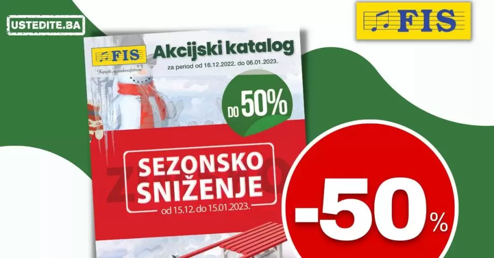 Fis katalog SEZONSKO SNIŽENJE 16.12.2022-6.1.2023.