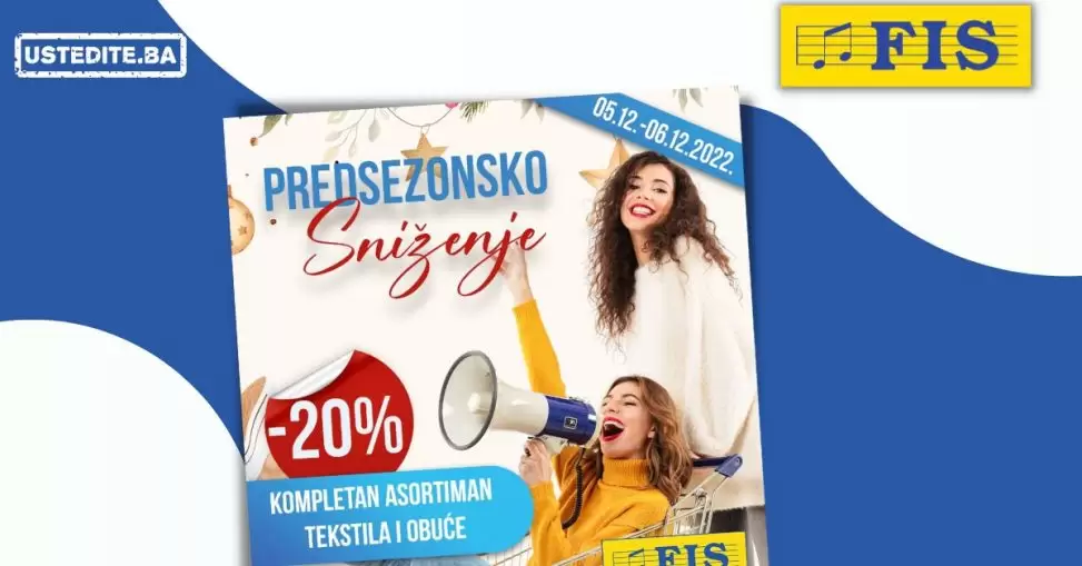 Fis PREDSEZONSKO SNIŽENJE 2022