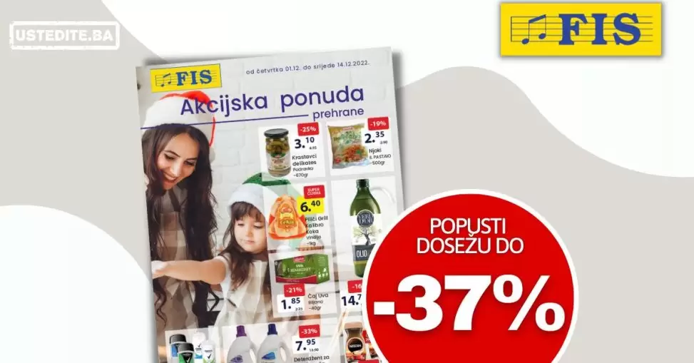 Fis katalog decembar 2022 - Fis akcija sniženja 1-14.12.2022.