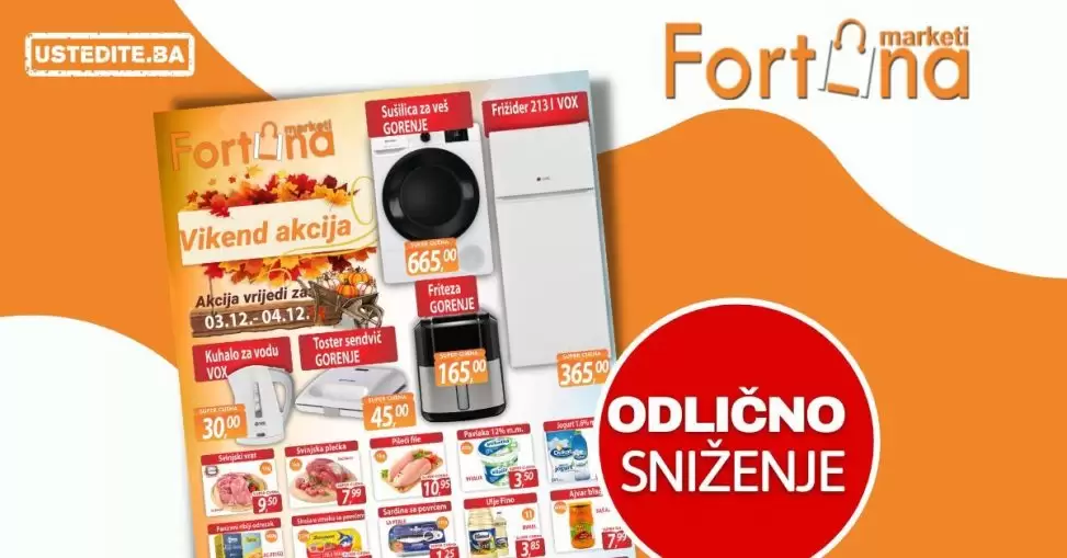 Fortuna vikend akcija 3-4.12.2022.