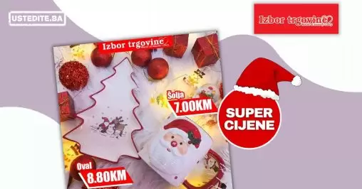 Izbor trgovine NOVOGODIŠNJI UKRASI - decembar 2022