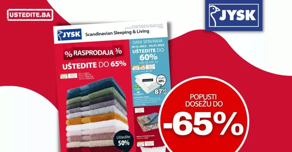 JYSK katalog 29.12.2022-11.1.2023.