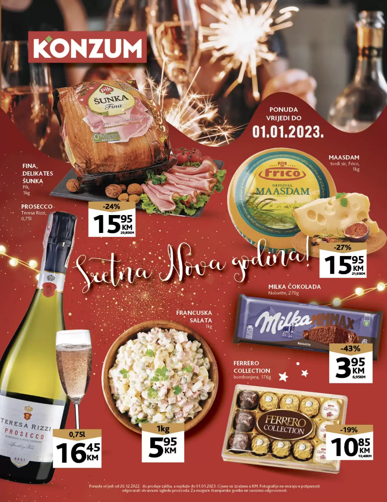 Konzum katalog PRAZNIČNA PONUDA - akcija do 1.1.2023. 