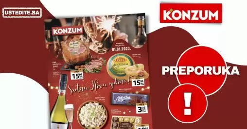 Konzum katalog PRAZNIČNA PONUDA - akcija do 1.1.2023.
