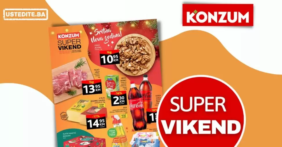 Konuzm vikend akcija 29.12.2022-1.1.2023. godine