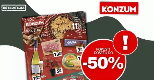POPUSTI DOSEŽU DO -67% Konuzum redovni katalog POPUSTI DOSEŽU DO -67% !