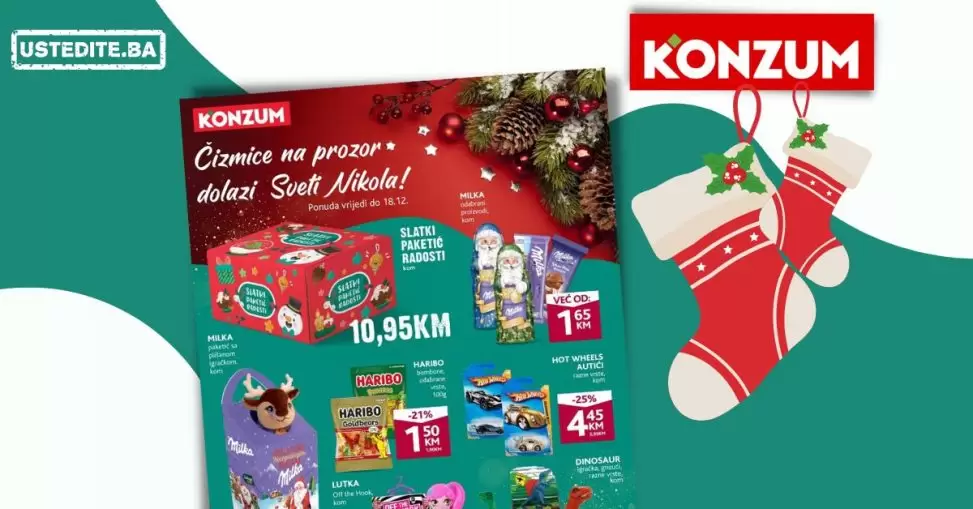 Konzum SVETI NIKOLA - akcija do 18.11.2022.