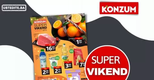 Konzum vikend akcija 8-11.12.2022.