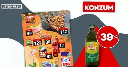 Konzum vikend akcija 15-18.12.2022.