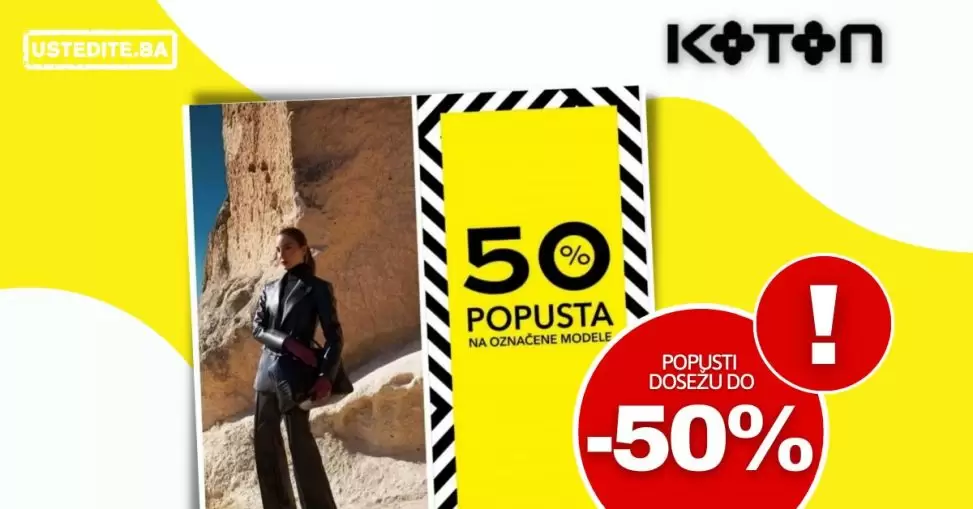 Koton BiH SNIŽENJE do -50%