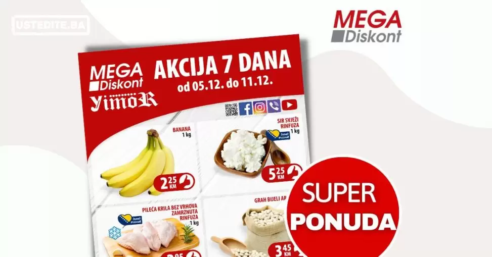 Mega Diskont akcija 7 dana 5-11.12.2022.