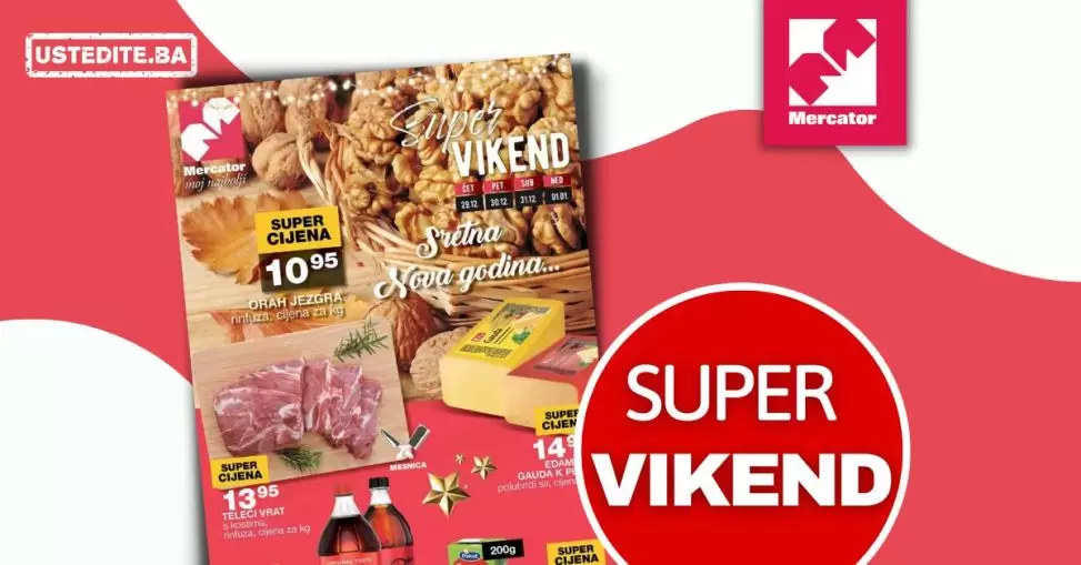 Mercator vikend akcija 29.12.2022-1.1.2023.