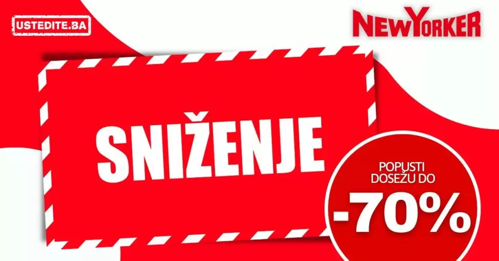 New Yorker SNIŽENJE do -70%